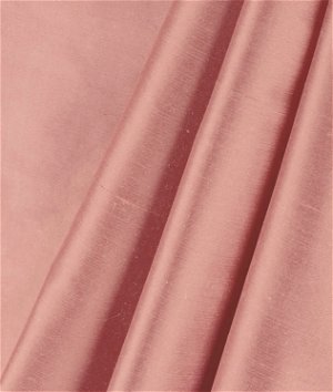 Premium Rose Silk Shantung Fabric