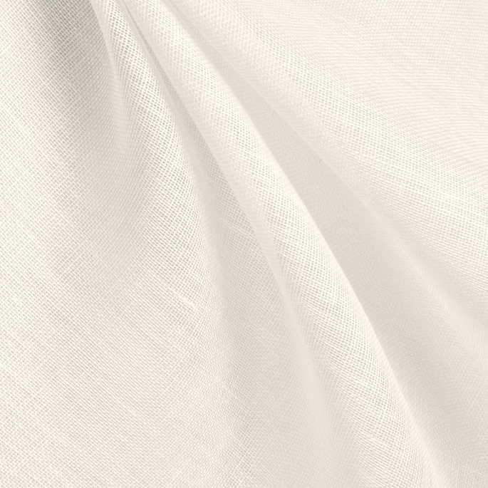 120" Ivory Linen Scrim Fabric image 2 of 2