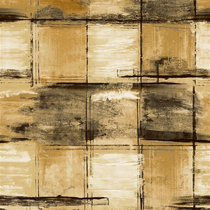 Seabrook Designs Curie Texture Metallic Gold &amp; Ebony Wallpaper