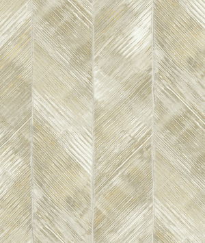 Seabrook Designs Hubble Texture Metallic Gold & Ivory Wallpaper