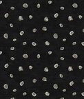 Seabrook Designs Hubble Dots Metallic Ebony & Silver Wallpaper