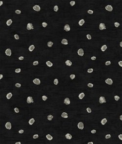 Seabrook Designs Hubble Dots Metallic Ebony & Silver Wallpaper