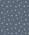 Seabrook Designs Hubble Dots Metallic Blue & Silver Wallpaper
