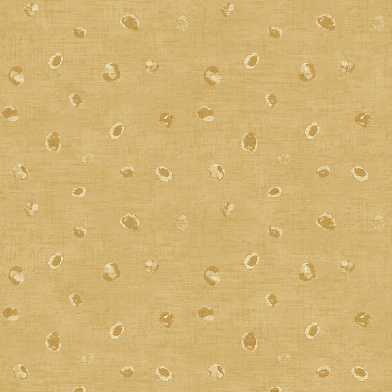 Seabrook Designs Hubble Dots Metallic Gold Wallpaper