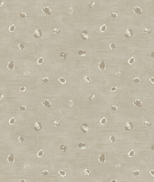Seabrook Designs Hubble Dots Metallic Taupe Wallpaper