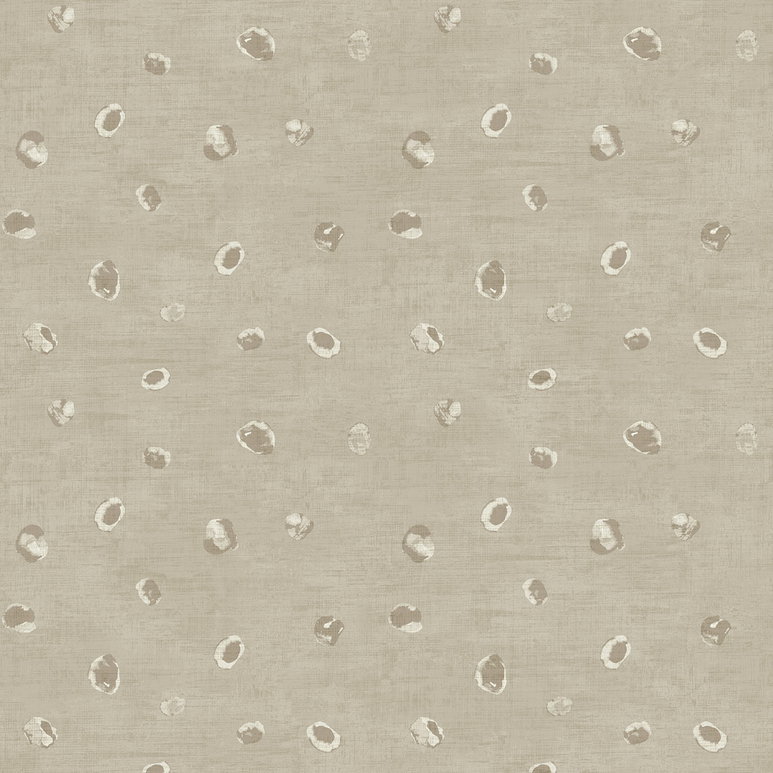 Seabrook Designs Hubble Dots Metallic Taupe Wallpaper