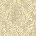 Seabrook Designs Kepler Damask Metallic Pearl & Gold Wallpaper