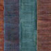 Seabrook Designs Kepler Stripe Wine & Teal Wallpaper