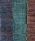 Seabrook Designs Kepler Stripe Wine & Teal Wallpaper
