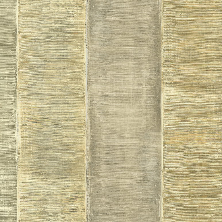 Seabrook Designs Kepler Stripe Antique Gold Wallpaper