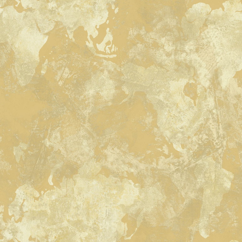 Seabrook Designs Galileo Faux Metallic Gold &amp; Off-White Wallpaper