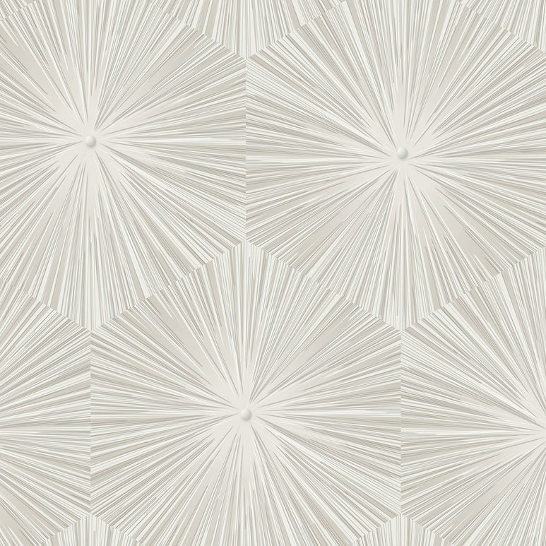 Seabrook Designs Chadwick Starburst Metallic Champagne Wallpaper