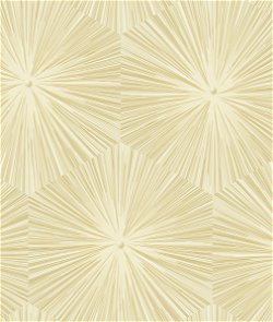 Seabrook Designs Chadwick Starburst Metallic Gold Wallpaper