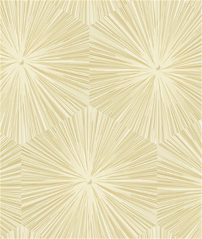Seabrook Designs Chadwick Starburst Metallic Gold Wallpaper