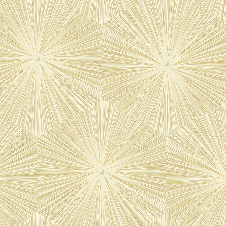 Seabrook Designs Chadwick Starburst Metallic Gold Wallpaper