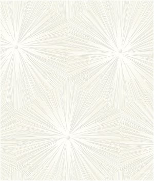 Seabrook Designs Chadwick Starburst Metallic Pearl Wallpaper