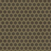 Seabrook Designs Curie Geo Metallic Gold & Espresso Wallpaper