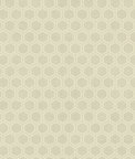 Seabrook Designs Curie Geo Beige & Silver Wallpaper