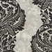 Seabrook Designs Newton Damask Black & Greige Wallpaper