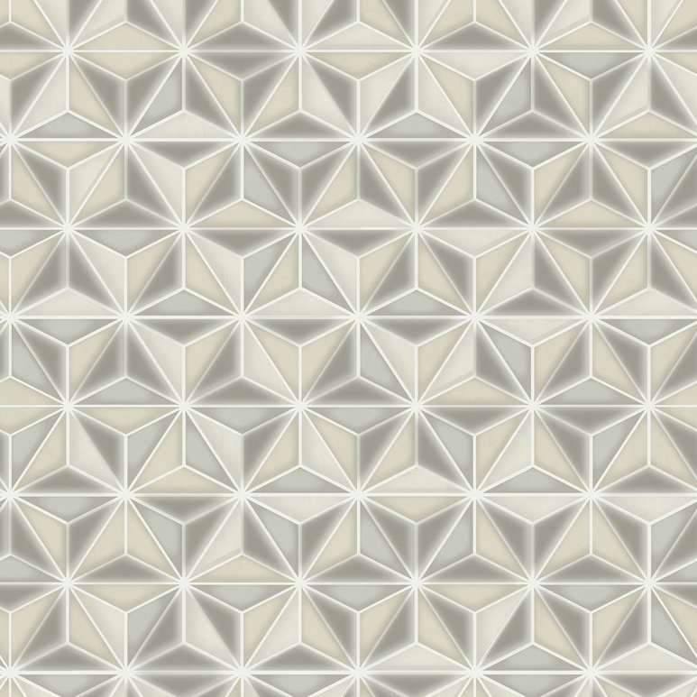 Seabrook Designs Einstein Geometric Metallic Silver Wallpaper