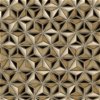 Seabrook Designs Einstein Geometric Metallic Gold & Black Wallpaper - Image 1