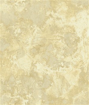 Seabrook Designs Newton Texture Metallic Gold & Off-White Wallpaper