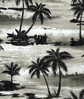Seabrook Designs Moseley Palm Trees Black & Grey Wallpaper
