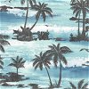 Seabrook Designs Moseley Palm Trees Black & Blue Wallpaper - Image 1