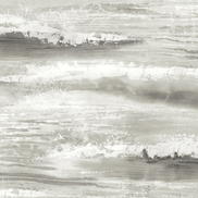 Seabrook Designs Moseley Waves Grey Wallpaper
