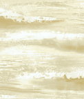 Seabrook Designs Moseley Waves Metallic Gold & Off-White Wallpaper