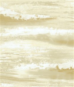Seabrook Designs Moseley Waves Metallic Gold & Off-White Wallpaper