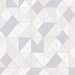 Seabrook Designs Metallic Geo Metallic Silver & Blush Wallpaper