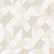 Seabrook Designs Metallic Geo Metallic Gold & Ivory Wallpaper