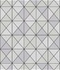 Seabrook Designs Metallic Geo Metallic Silver & Ebony Wallpaper