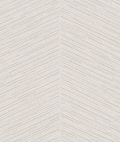 Seabrook Designs Herringbone Stripe Metallic Champagne & Beige Wallpaper