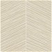 Seabrook Designs Herringbone Stripe Metallic Gold &amp; Off-White Wallpaper thumbnail image 1 of 2