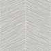 Seabrook Designs Herringbone Stripe Metallic Silver & Gray Wallpaper