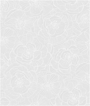 Seabrook Designs Graphic Floral Metallic Pearl Wallpaper