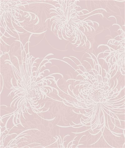 Seabrook Designs Noell Floral Blush Glitter & Off-White Wallpaper