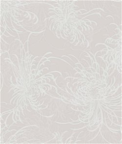 Seabrook Designs Noell Floral Beige & Off-White Wallpaper