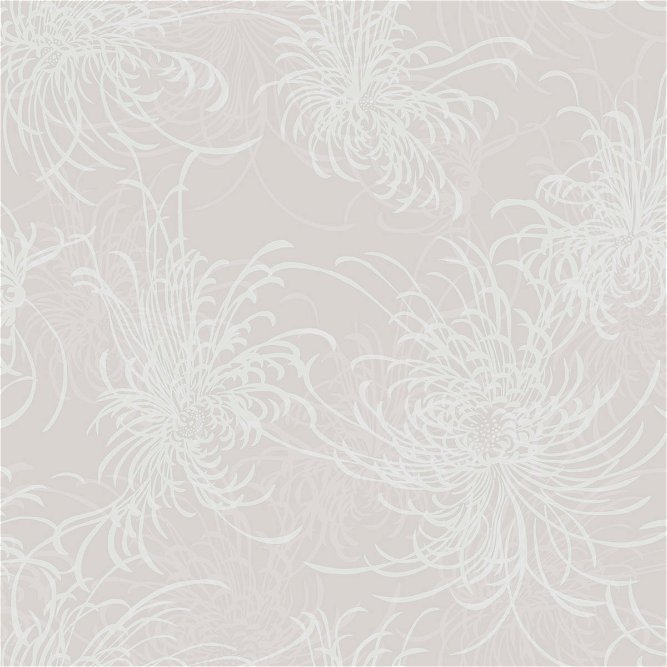 Seabrook Designs Noell Floral Beige &amp; Off-White Wallpaper
