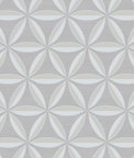 Seabrook Designs Lens Geometric Gray & Taupe Wallpaper