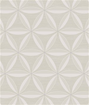 Seabrook Designs Lens Geometric Beige & Off-White Wallpaper