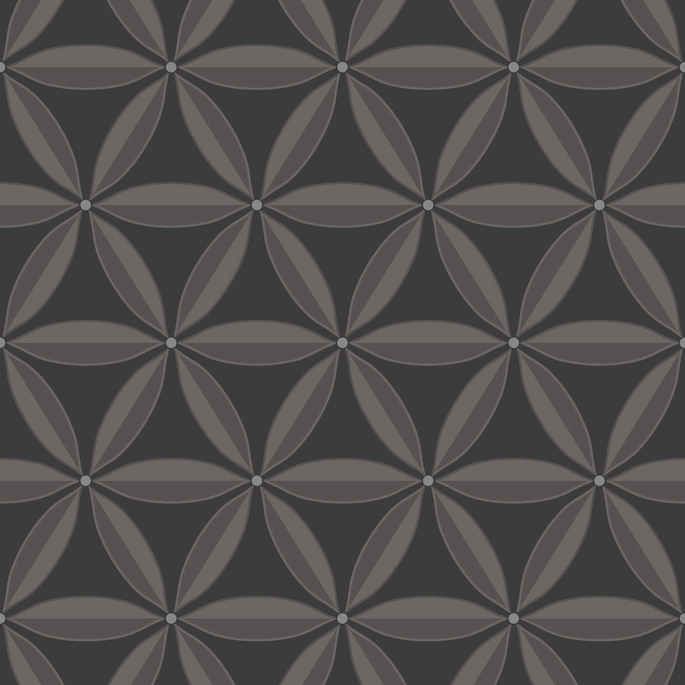 Seabrook Designs Lens Geometric Ebony &amp; Charcoal Wallpaper image 1 of 2
