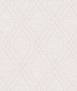 Seabrook Designs Diamond Geo Blush Glitter & Off-White Wallpaper