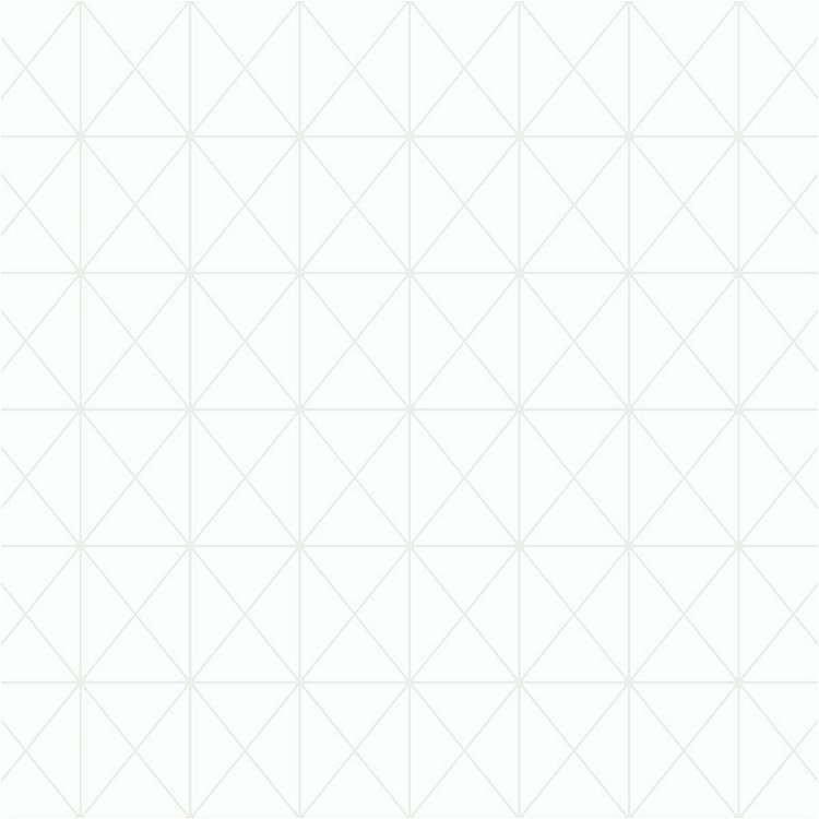 Seabrook Designs Triangle Geo Metallic Pearl & White Wallpaper
