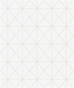 Seabrook Designs Triangle Geo Beige & Off-White Wallpaper