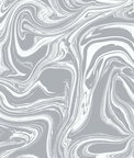 Seabrook Designs Oil & Water Cork Metallic Silver & Off-White Wallpaper