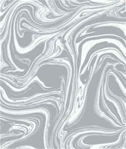 Seabrook Designs Oil & Water Cork Metallic Silver & Off-White Wallpaper