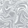 Seabrook Designs Oil & Water Cork Metallic Silver & Off-White Wallpaper - Image 1